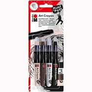 Marabu Art Crayon Çok Renkli 4'lü Pastel Boya Seti