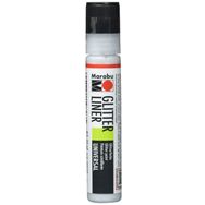 Marabu Glitter Liner 25 ml Silver Akrilik Boya