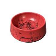 Marbly Red Black Mermerit 8 oz Kedi Köpek Mama ve Su Kabı