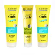 Marc Anthony Strictly Curls 250 ml Şampuan + 250 ml Saç Kremi + 177 ml Bukle Belirginleştirici