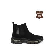 Marcomen 14116 Siyah Deri Erkek Bot