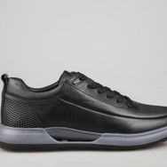Marcomen 19537 Siyah Hakiki Deri Erkek Sneaker Ayakkabı