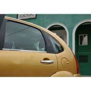 Markadan Citroen C3 2002-2009 4 Parça Paslanmaz Çelik Cam Çıtası