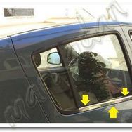 Markadan Dacia Sandero 2006-2012 4 Parça Paslanmaz Çelik Cam Çıtası