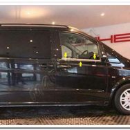 Markadan Mercedes Viano 2004-2014 2 Parça Paslanmaz Çelik Cam Çıtası