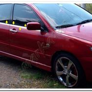 Markadan Mitsubishi Lancer 2004-2007 4 Parça Paslanmaz Çelik Cam Çıtası