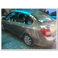 Markadan Renault Clio Symbol 2009-2012 4 Parça Paslanmaz Çelik Cam Çıtası