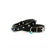Markapet 1x14-18 cm Siyah XS Nazar Boncuklu Kedi ve Köpek Tasması