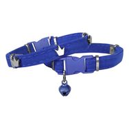 Markapet King 20-32 cm Mavi Kadife Kedi Boyun Tasması