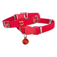 Markapet Taşlı 20-32 cm Kırmızı Kadife Kedi Boyun Tasması
