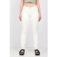Markapia Ekru Slim Fit Jean Kadın Pantolon