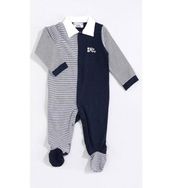 Marks & Spencer Gri Çizgili Bebek Tulum