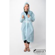 Marlux M21MRC881R10 Mavi Kapüşonlu Çıtçıtlı Eva Bebe Yağmurluk
