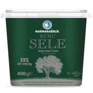 Marmara Birlik Kuru Sele 3XS 381-410 400 gr Siyah Zeytin