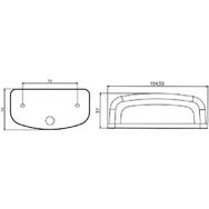 Mars 710409 Mavi Universal Microstra PS2 Plakalık Lamba