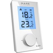 Mars S20 Beyaz Kablosuz Dijital Oda Termostat