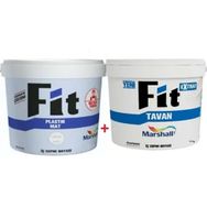 Marshall 3.5 kg Fit Plastik Sedef Işıltısı İç Cephe Boyası ve Marshall 3.5 kg Fit Extra Tavan Boyası