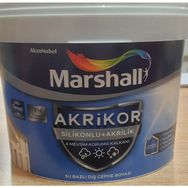 Marshall Akrikor 2.5 lt Beyaz Silikonlu Akrilik Boya