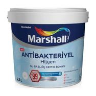 Marshall Antibakteriyel Hijyen Dingin Mavi 2.5 lt Silinebilir İç Cephe Boyası