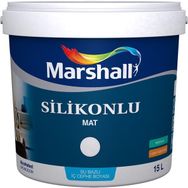 Marshall Aqua 15 lt Silikonlu Mat Su Bazlı Iç Cephe Boyası