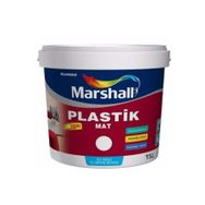 Marshall Beyaz 15 lt Plastik Mat Silinebilir Iç Cephe Boyası