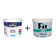 Marshall Fit Aslanağzı 17.5 kg Silikonlu İpek Mat İç Cephe Boyası + 10 kg Tavan Boyası