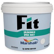 Marshall Fit Beyaz Lale 3.5 kg Silikonlu İpek Mat Silinebilir İç Cephe Boyası