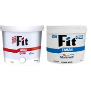 Marshall Fit Silikonlu Kızıl Kum 3.5 kg İç Cephe Boyası+3.5 kg Fit Extra Tavan Boyası