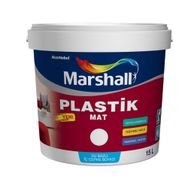 Marshall Islak Kum 15 lt Plastik Mat Su Bazlı İç Cephe Boyası