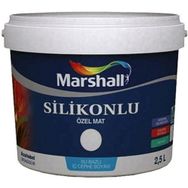 Marshall Özel Mat Islak Kum Silikonlu Silinebilir 2.5 lt Duvar Boyası