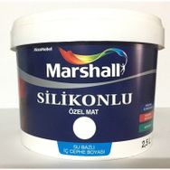 Marshall Özel Mat Mavi Göl Silikonlu Silinebilir 2.5 lt Duvar Boyası