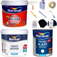 Marshall Sil-Pak 7.5 lt Mum Işığı Silikonlu Yarı Mat İç Cephe Duvar Boyası