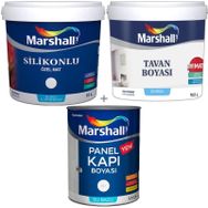 Marshall Silikonlu Kil Yeşili 15 lt Özel Mat Silinebilir Iç Cephe Boyası