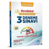 Martı Yayınları 8. Sınıf LGS 1. Dönem 3 Deneme Sınavı