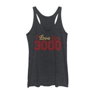 Marvel 3000 Loves Askılı Black Heather Kadın Atlet