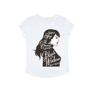 Marvel Avengers Classic Super Spy Rolled Sleeve Beyaz Kadın T-shirt