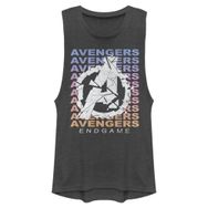 Marvel Avengers Gradyan Logolu Kolsuz Charcoal Kadın Atlet