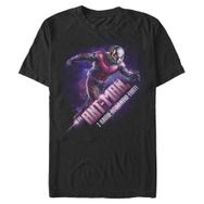 Marvel Big & Tall Antman Hex Üst Kısa Kollu Siyah Erkek T-shirt