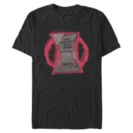 Marvel Big & Tall Apocalyptic Widow Üst Kısa Kollu Siyah Erkek T-shirt