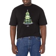Marvel Big & Tall Avengers Classic Hulk Tree Siyah Erkek T-shirt