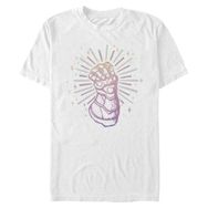 Marvel Big & Tall Avengers Klasik 80'ler Eldiven Üst Kısa Kollu Beyaz Erkek T-shirt
