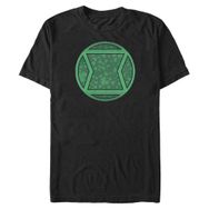 Marvel Big & Tall Avengers Klasik Şanslı Kara Dul Üst Kısa Kollu Siyah Erkek T-shirt