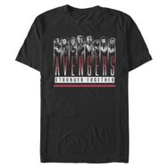 Marvel Big & Tall Avengers Together Üst Kısa Kollu Siyah Erkek T-shirt