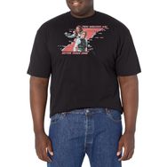 Marvel Big & Tall Better Than One Üst Kısa Kollu Siyah Erkek T-shirt
