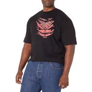 Marvel Big & Tall Chi Shang Kostüm Üst Kısa Kollu Siyah Erkek T-shirt