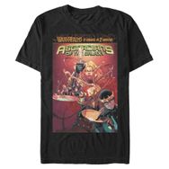 Marvel Big & Tall Classic Asgardians of The Galaxy Black Erkek T-shirt