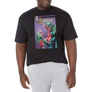 Marvel Big & Tall Classic Champions Nov17 Black Erkek T-shirt