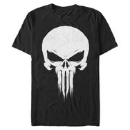Marvel Big & Tall Classic Punisher Siyah Erkek T-shirt