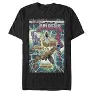 Marvel Big & Tall Classic Vault of Spiders Nov18 Üst Kısa Kollu Siyah Erkek T-shirt