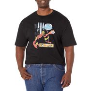 Marvel Big & Tall Classic Warlock I Am Black Erkek T-shirt